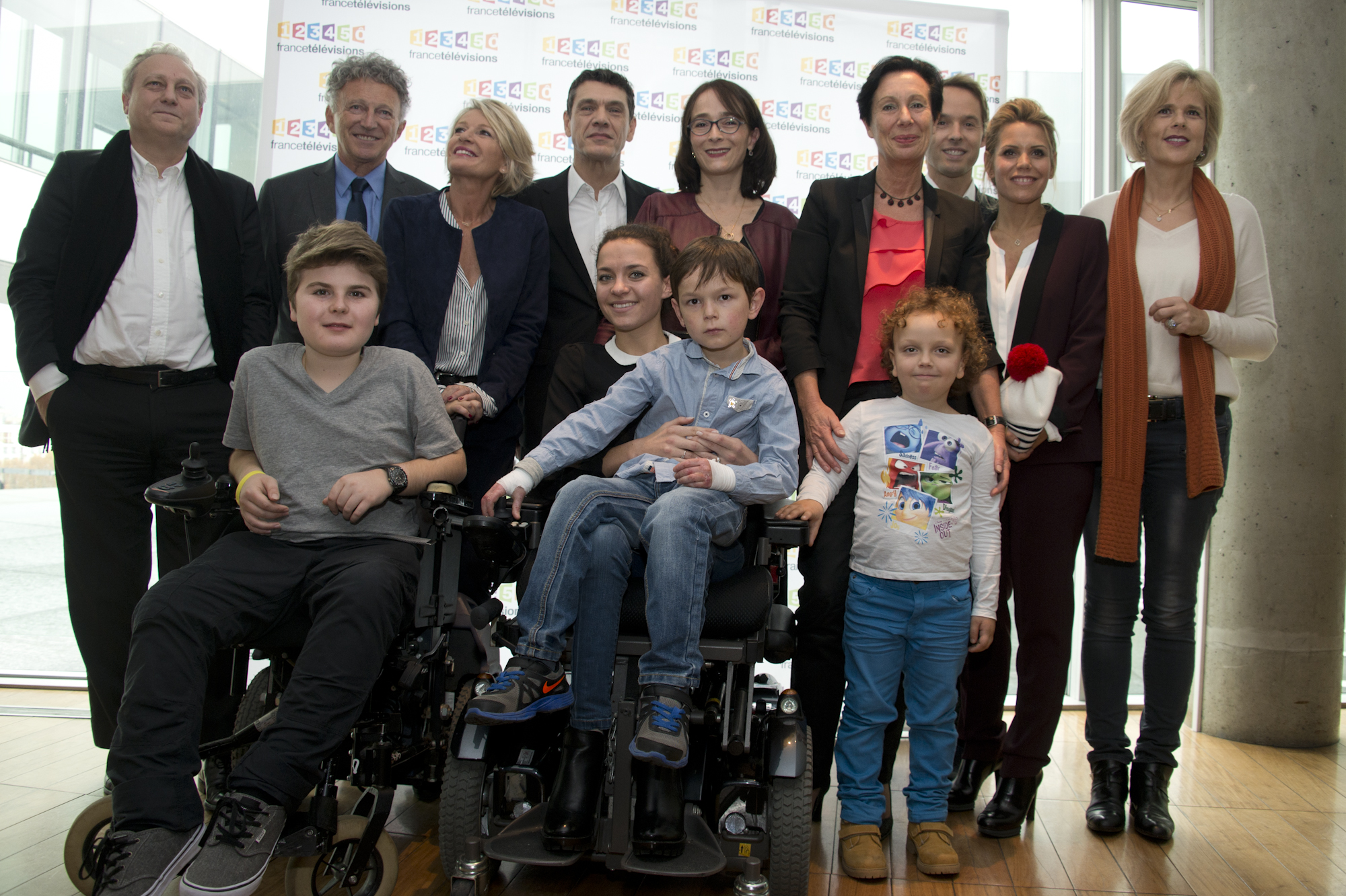 telethon 2015 marc lavoine parrain familles ambassadrices nicolas léo marie azizah sethi france televisions therapie genique