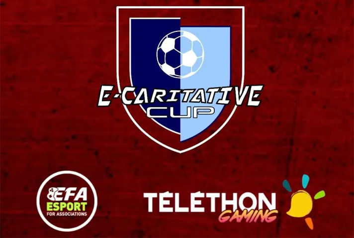 CM du football e-caritative cup au profit du Téléthon