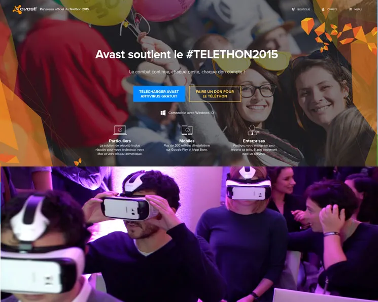 Partenaires web du Téléthon 2015