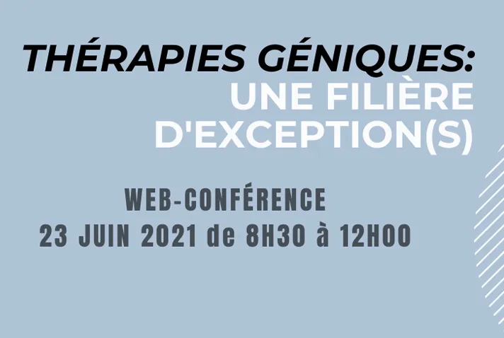 Une webconférence sur la thérapie génique