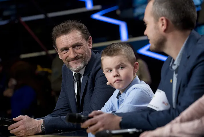 Jean-Paul Rouve sur le plateau du Téléthon 2019