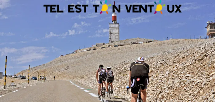 Des coureurs à l'assaut du Ventoux