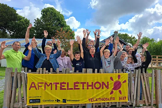 Les vacanciers se mobilisent pour le Téléthon Camping