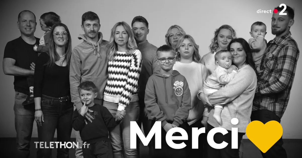 Les 5 familles ambassadrices du Téléthon 2024 vous disent merci