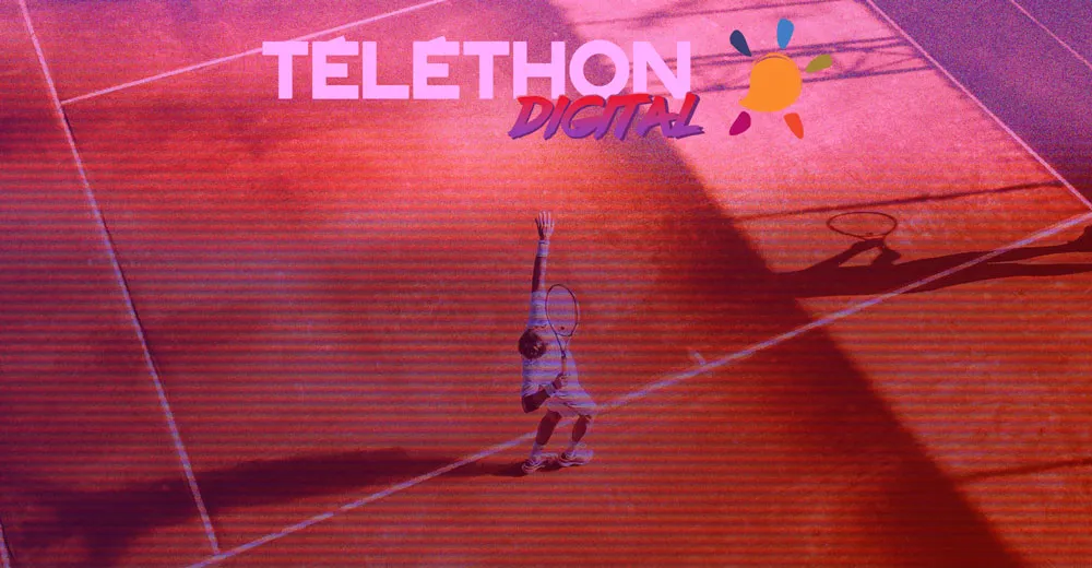 tournois de tennis au téléthon digital à roland garros