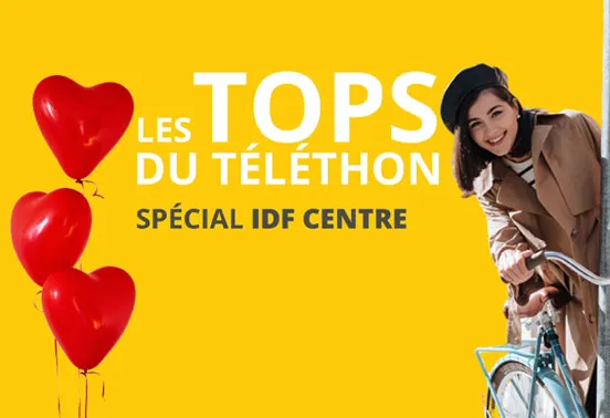 Top du téléthon 2022 ile de france et centre