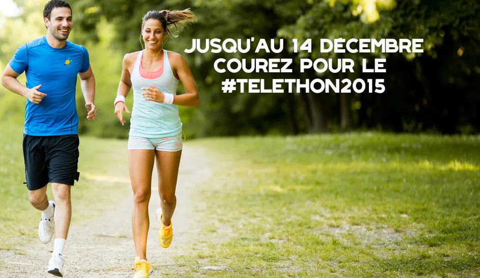 course connectée du Téléthon 2015