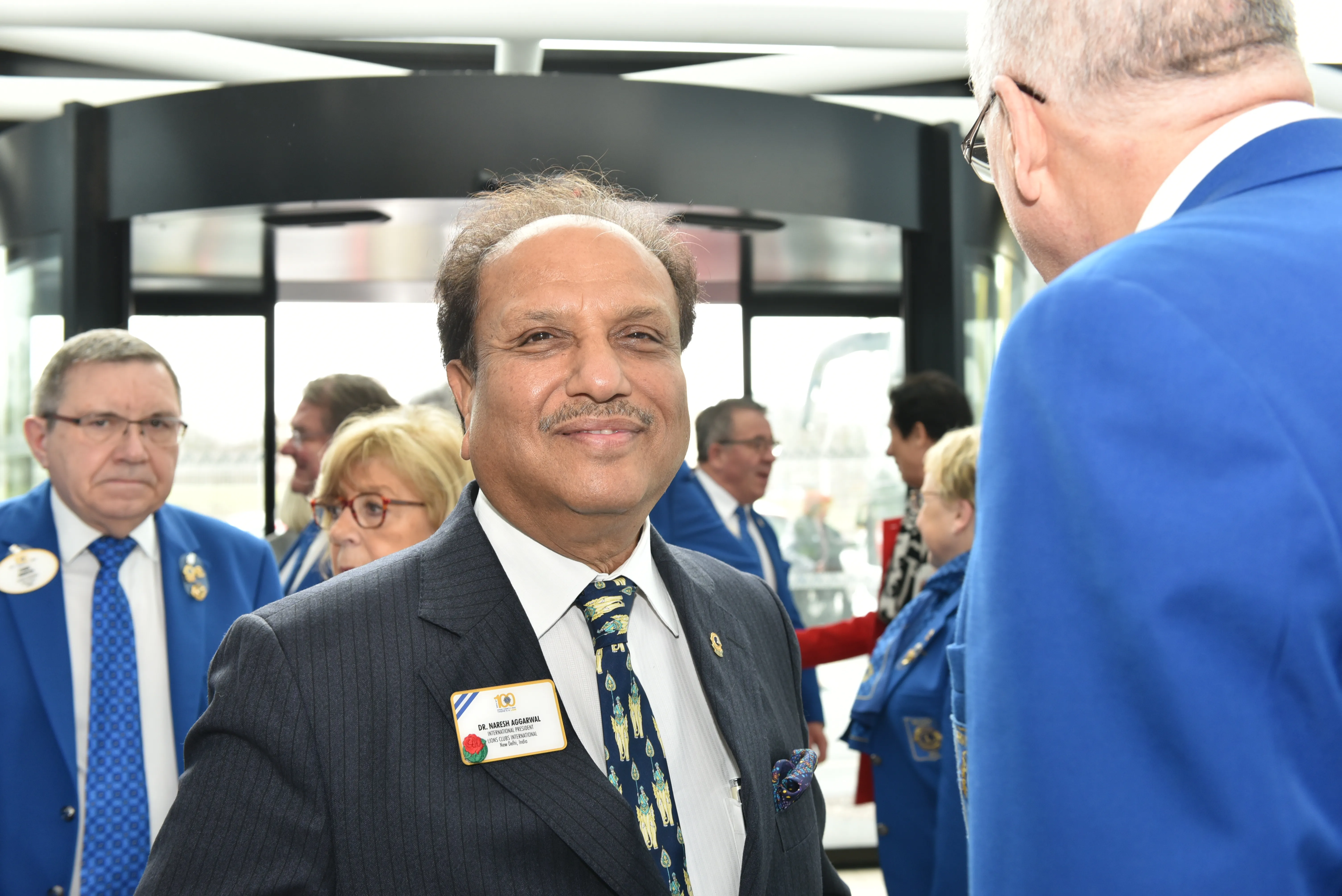 Visite président international Lions AFM 2018 - Naresh aggarwal