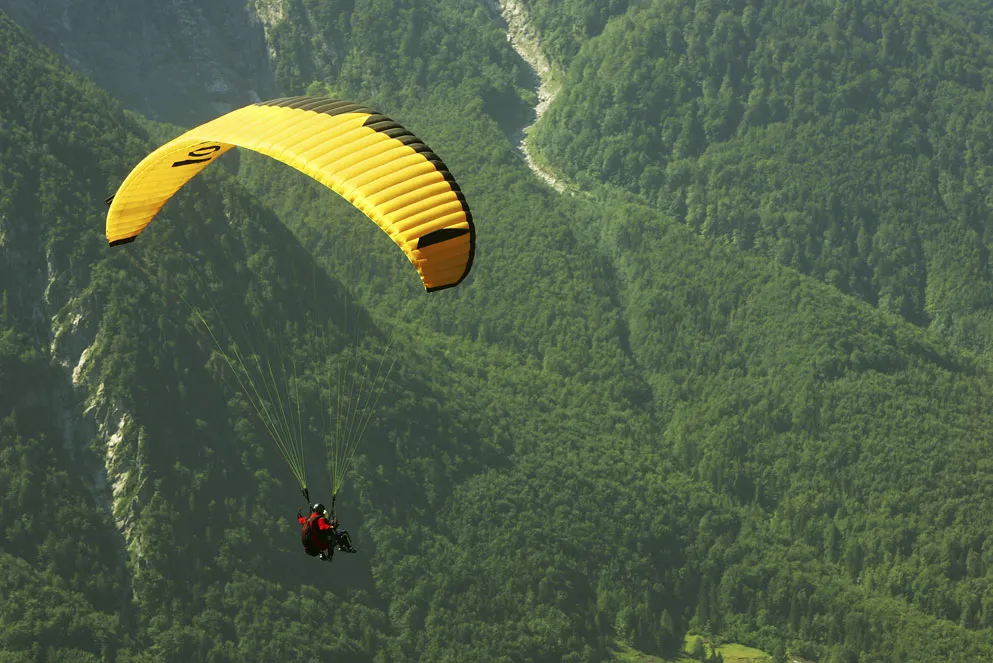 parapente en tandem les Cizes Village-répit familles