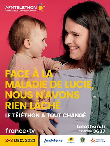 Téléthon 2022 affiche lucie