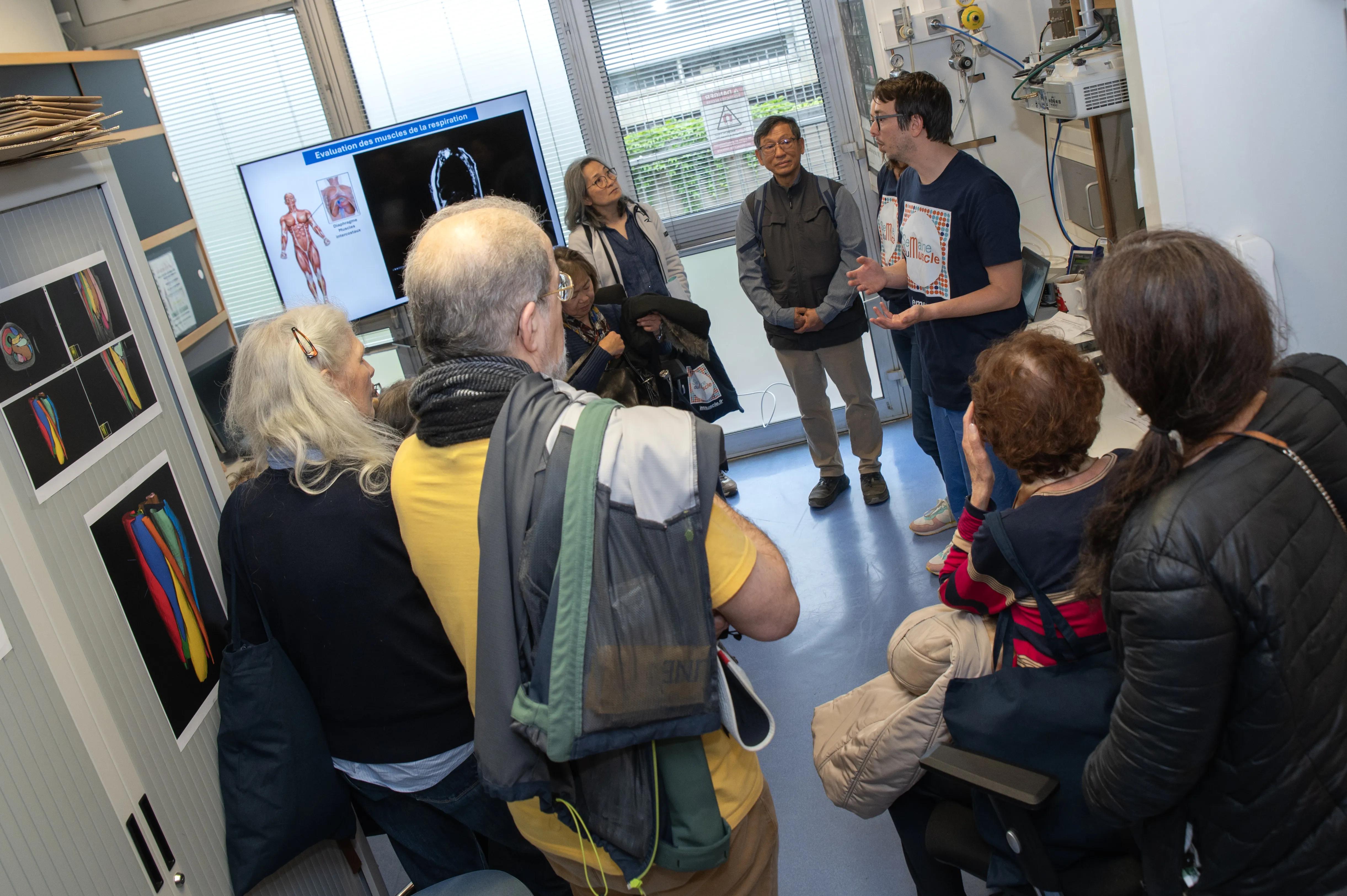 Visite de laboratoires à l'Institut de Myologie