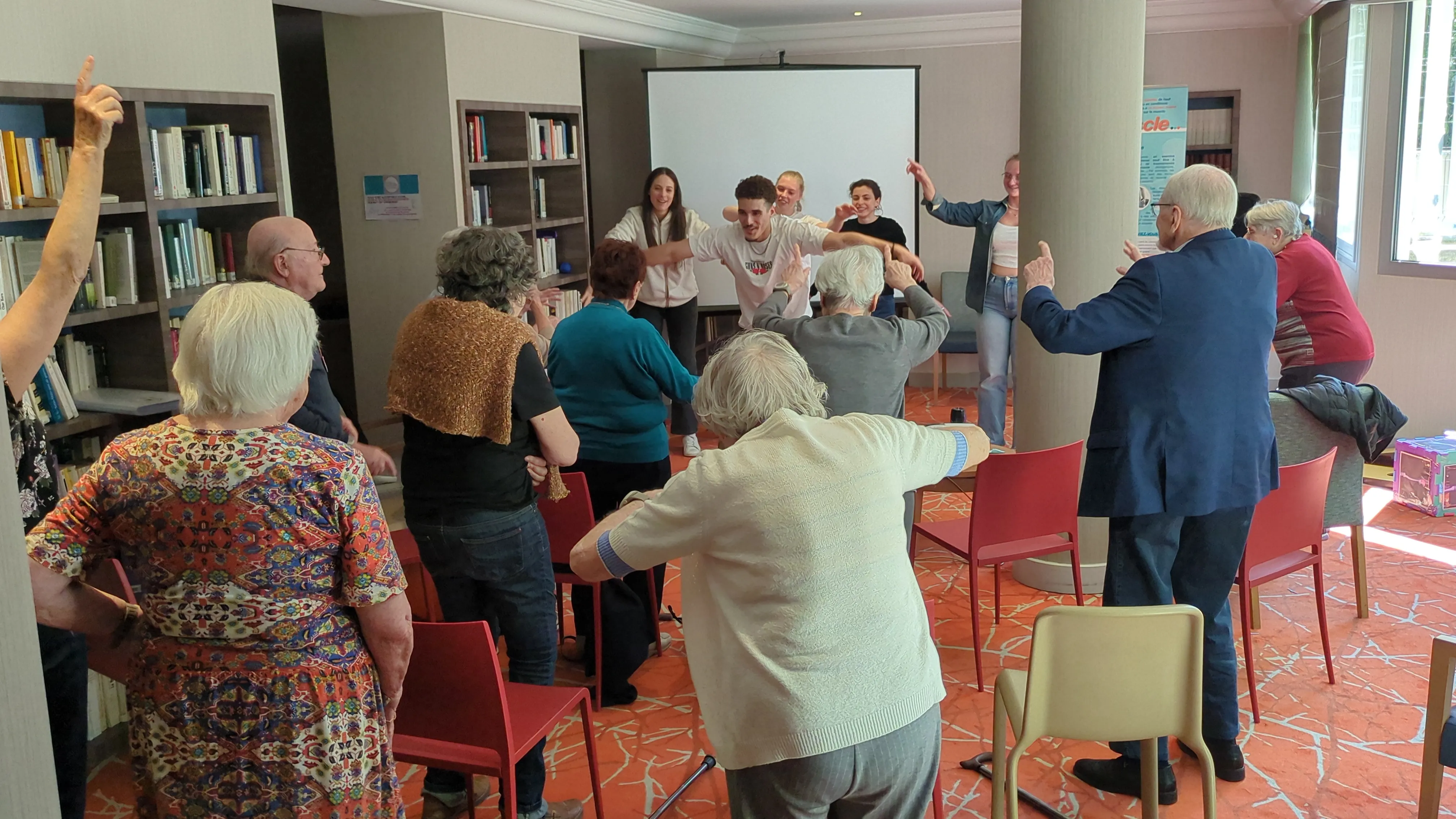 Des activités sur l’importance de l’activité physique pour les résidents seniors de la structure DOMITYS Paris Plaisance