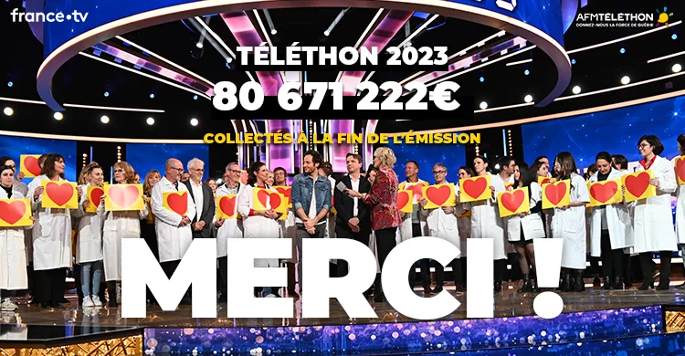 Compteur final du Téléthon 2023