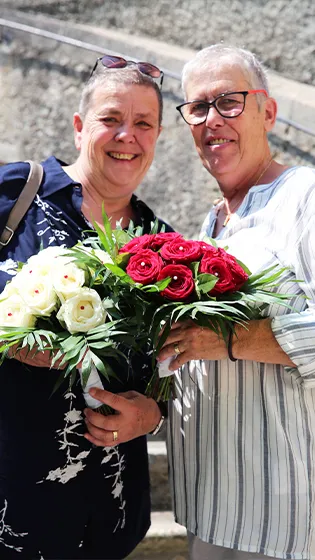 Marie-Thérèse et Arlette, bienfaitrices de l'AFM-Téléthon témoignent