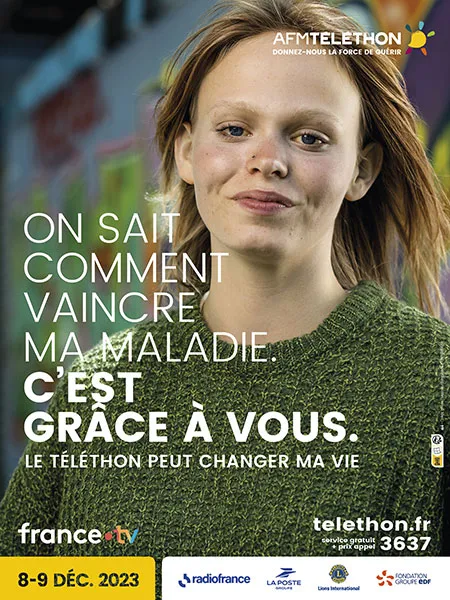 Affiche Téléthon 2023 Kelly