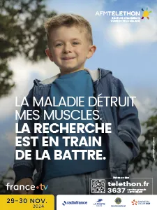 Affiche de campagne avec Sacha