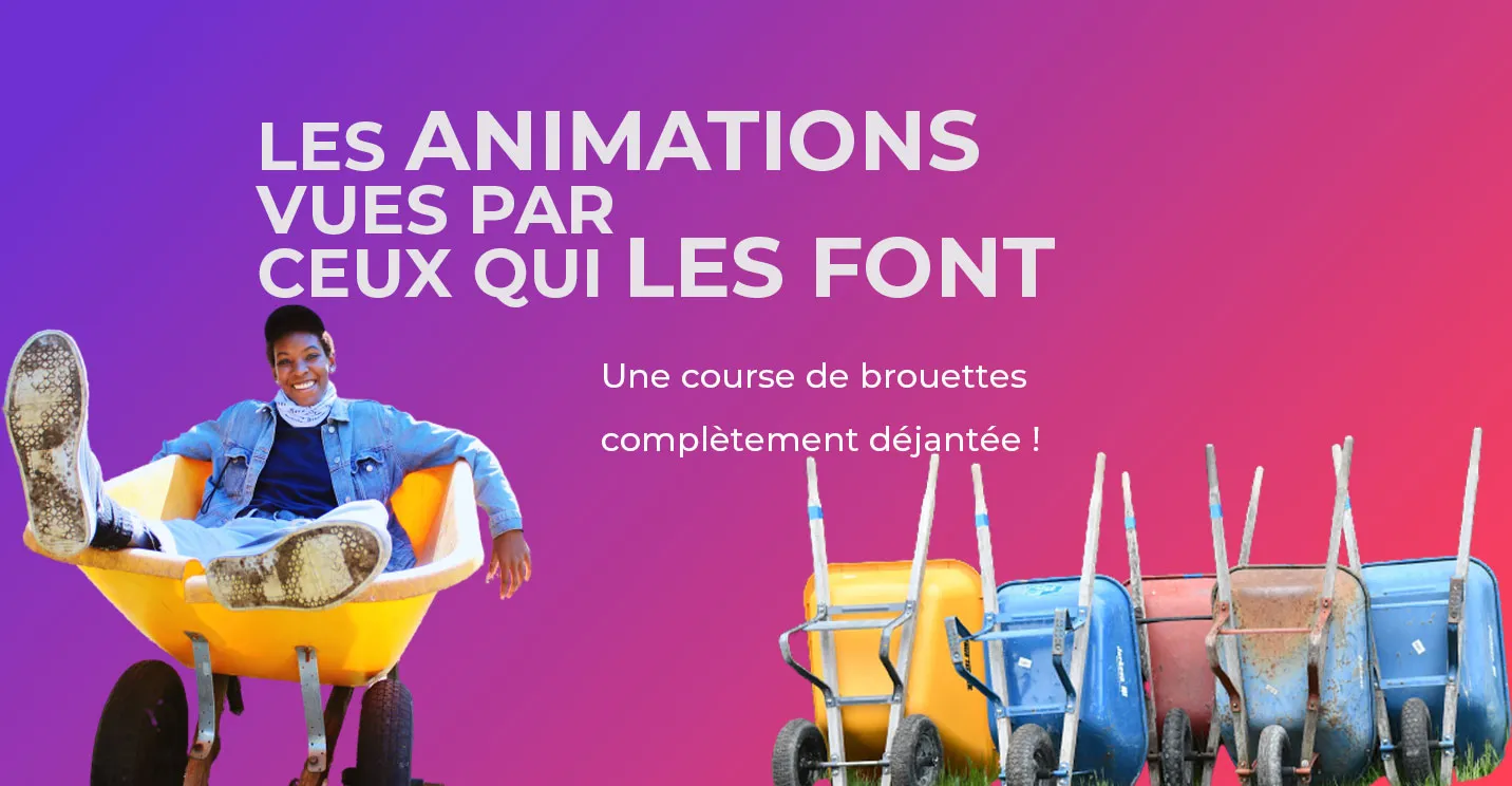 une course de brouettes customisées